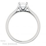 Emerald Cut Forever One Moissanite Engagement Ring #GTJ948-emerald-fb-w 2 Emerald Cut Forever Brilliant Moissanite Engagement Ring #GTJ948-emerald-fb-w