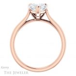 Heart Shaped Forever One Moissanite Engagement Ring #GTJ948-heart-fb-r 2 Heart Shaped Forever Brilliant Moissanite Engagement Ring #GTJ948-heart-fb-r