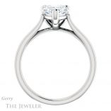 Heart Shaped Forever One Moissanite Engagement Ring #GTJ948-heart-fb-w 2 Heart Shaped Forever Brilliant Moissanite Engagement Ring #GTJ948-heart-fb-w