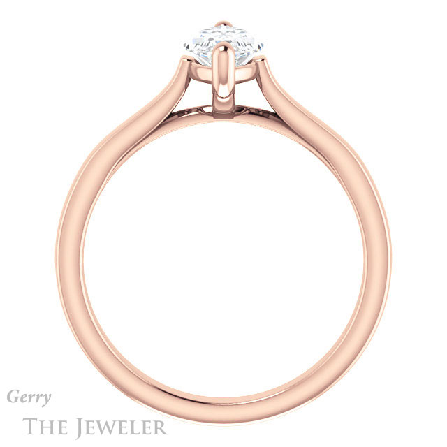Marquise Cut Forever Brilliant Moissanite Engagement Ring #GTJ948-marquise-fb-r