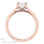 Oval Shaped Forever One Moissanite Engagement Ring #GTJ948-oval-fo-r 2 Oval Shaped Forever One Moissanite Engagement Ring #GTJ948-oval-fo-r