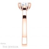 Oval Shaped Forever One Moissanite Engagement Ring #GTJ948-oval-fo-r 3 Oval Shaped Forever One Moissanite Engagement Ring #GTJ948-oval-fo-r
