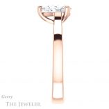 Pear Shaped Forever One Moissanite Engagement Ring #GTJ948-pear-fb-r 3 Pear Shaped Forever Brilliant Moissanite Engagement Ring #GTJ948-pear-fb-r
