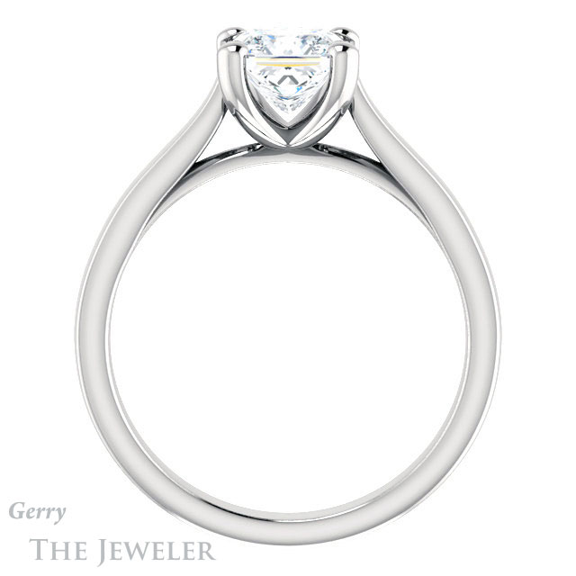 Princess Cut Forever One Moissanite Engagement Ring #GTJ948-square-fo-w 2 Princess Cut Forever One Moissanite Engagement Ring #GTJ948-square-fo-w