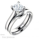 Princess Cut Forever One Moissanite Engagement Ring #GTJ948-square-fo-w 6 Princess Cut Forever One Moissanite Engagement Ring #GTJ948-square-fo-w