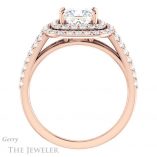 Princess Cut Forever One Moissanite Engagement Ring #GTJ949-square-fo-r