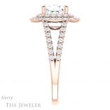 Princess Cut Forever One Moissanite Engagement Ring #GTJ949-square-fo-r