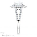 Princess Cut Forever One Moissanite Engagement Ring #GTJ949-square-fo-w