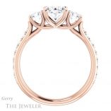 Oval Shaped Forever One Moissanite Engagement Ring #GTJ950-oval-fo-r 2 Oval Shaped Forever One Moissanite Engagement Ring #GTJ950-oval-fo-r