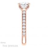 Oval Shaped Forever One Moissanite Engagement Ring #GTJ950-oval-fo-r 3 Oval Shaped Forever One Moissanite Engagement Ring #GTJ950-oval-fo-r