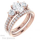 Oval Shaped Forever One Moissanite Engagement Ring #GTJ950-oval-fo-r 6 Oval Shaped Forever One Moissanite Engagement Ring #GTJ950-oval-fo-r