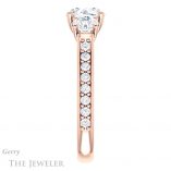Round Cut Forever One Moissanite Engagement Ring #GTJ950-round-fo-r 3 Round Cut Forever One Moissanite Engagement Ring #GTJ950-round-fo-r