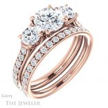 Round Cut Forever One Moissanite Engagement Ring #GTJ950-round-fo-r 6 Round Cut Forever One Moissanite Engagement Ring #GTJ950-round-fo-r