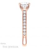 Princess Cut Forever One Moissanite Engagement Ring #GTJ950-square-fo-r
