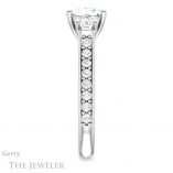 Princess Cut Forever One Moissanite Engagement Ring #GTJ950-square-fo-w