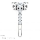 Marquise Cut Forever Brilliant Moissanite Engagement Ring #GTJ951-marquise-fb-w