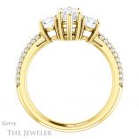 Marquise Cut Forever Brilliant Moissanite Engagement Ring #GTJ951-marquise-fb-y