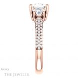 Princess Cut Forever One Moissanite Engagement Ring #GTJ951-square-fo-r