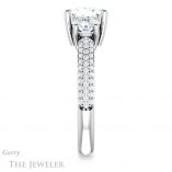Princess Cut Forever One Moissanite Engagement Ring #GTJ951-square-fo-w