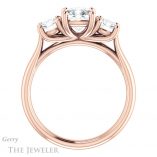 Cushion Cut Forever One Moissanite Engagement Ring #GTJ953-cushion-fo-r 2 Cushion Cut Forever One Moissanite Engagement Ring #GTJ953-cushion-fo-r