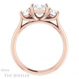 Princess Cut Forever One Moissanite Engagement Ring #GTJ953-square-fo-r