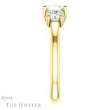 Princess Cut Forever One Moissanite Engagement Ring #GTJ953-square-fo-y