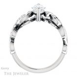 Marquise Cut Forever One Moissanite Engagement Ring #GTJ956-marquise-fb-w 2 Marquise Cut Forever Brilliant Moissanite Engagement Ring #GTJ956-marquise-fb-w