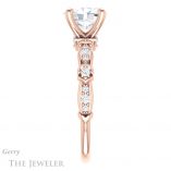 Oval Shaped Forever One Moissanite Engagement Ring #GTJ957-oval-fo-r 3 Oval Shaped Forever One Moissanite Engagement Ring #GTJ957-oval-fo-r