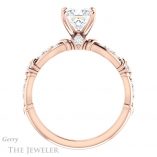 Princess Cut Forever One Moissanite Engagement Ring #GTJ957-square-fo-r 2 Princess Cut Forever One Moissanite Engagement Ring #GTJ957-square-fo-r