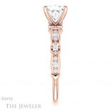 Princess Cut Forever One Moissanite Engagement Ring #GTJ957-square-fo-r 3 Princess Cut Forever One Moissanite Engagement Ring #GTJ957-square-fo-r