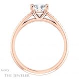 Cushion Cut Forever One Moissanite Engagement Ring #GTJ960-cushion-fo-r 2 Cushion Cut Forever One Moissanite Engagement Ring #GTJ960-cushion-fo-r