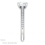 Cushion Cut Forever One Moissanite Engagement Ring #GTJ960-cushion-fo-w
