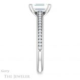 Emerald Cut Forever Brilliant Moissanite Engagement Ring #GTJ960-emerald-fb-w