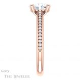 Oval Shaped Forever One Moissanite Engagement Ring #GTJ960-oval-fo-r 3 Oval Shaped Forever One Moissanite Engagement Ring #GTJ960-oval-fo-r