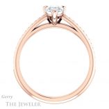 Pear Shaped Forever One Moissanite Engagement Ring #GTJ960-pear-fb-r 2 Pear Shaped Forever Brilliant Moissanite Engagement Ring #GTJ960-pear-fb-r