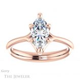 Marquise Cut Forever Brilliant Moissanite Engagement Ring #GTJ962-marquise-fb-r