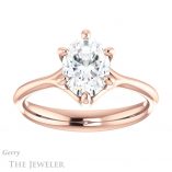 Oval Shaped Forever One Moissanite Engagement Ring #GTJ962-oval-fo-r 1 Oval Shaped Forever One Moissanite Engagement Ring #GTJ962-oval-fo-r