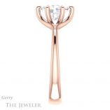 Oval Shaped Forever One Moissanite Engagement Ring #GTJ962-oval-fo-r 3 Oval Shaped Forever One Moissanite Engagement Ring #GTJ962-oval-fo-r