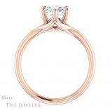 Round Cut Forever One Moissanite Engagement Ring #GTJ962-round-fo-r 2 Round Cut Forever One Moissanite Engagement Ring #GTJ962-round-fo-r