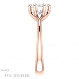 Round Cut Forever One Moissanite Engagement Ring #GTJ962-round-fo-r 3 Round Cut Forever One Moissanite Engagement Ring #GTJ962-round-fo-r