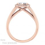 Cushion Cut Forever One Moissanite Engagement Ring #GTJ964-cushion-fo-r 2 Cushion Cut Forever One Moissanite Engagement Ring #GTJ964-cushion-fo-r