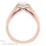 Marquise Cut Forever Brilliant Moissanite Engagement Ring #GTJ964-marquise-fb-r