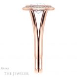 Oval Shaped Forever One Moissanite Engagement Ring #GTJ964-oval-fo-r 3 Oval Shaped Forever One Moissanite Engagement Ring #GTJ964-oval-fo-r