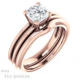 Cushion Cut Forever One Moissanite Engagement Ring #GTJ966-cushion-fo-r 6 Cushion Cut Forever One Moissanite Engagement Ring #GTJ966-cushion-fo-r