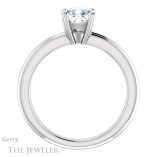 Cushion Cut Forever One Moissanite Engagement Ring #GTJ966-cushion-fo-w 2 Cushion Cut Forever One Moissanite Engagement Ring #GTJ966-cushion-fo-w