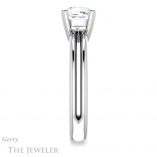 Cushion Cut Forever One Moissanite Engagement Ring #GTJ966-cushion-fo-w 3 Cushion Cut Forever One Moissanite Engagement Ring #GTJ966-cushion-fo-w