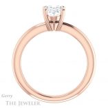 Oval Shaped Forever One Moissanite Engagement Ring #GTJ966-oval-fo-r 2 Oval Shaped Forever One Moissanite Engagement Ring #GTJ966-oval-fo-r
