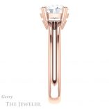 Oval Shaped Forever One Moissanite Engagement Ring #GTJ966-oval-fo-r 3 Oval Shaped Forever One Moissanite Engagement Ring #GTJ966-oval-fo-r