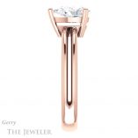 Pear Shaped Forever One Moissanite Engagement Ring #GTJ966-pear-fb-r 3 Pear Shaped Forever Brilliant Moissanite Engagement Ring #GTJ966-pear-fb-r