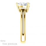Pear Shaped Forever One Moissanite Engagement Ring #GTJ966-pear-fb-y 3 Pear Shaped Forever Brilliant Moissanite Engagement Ring #GTJ966-pear-fb-y